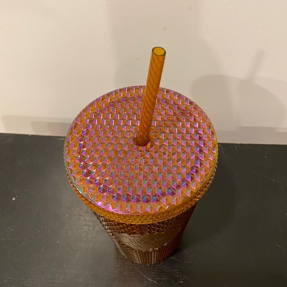 Starbucks 50th Anniversary Copper/Gold Studded Grande Cup - Picture 2 of 5